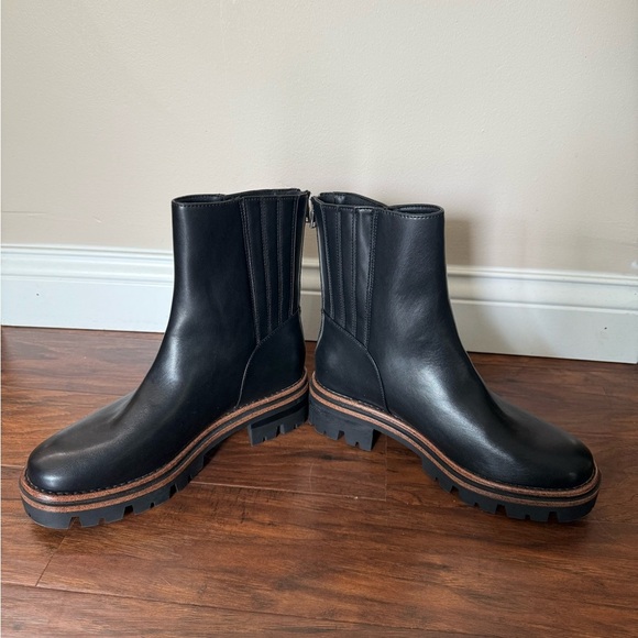 NWT KORKS Vivi Black Lug Boots -Size 10 - Picture 10 of 10